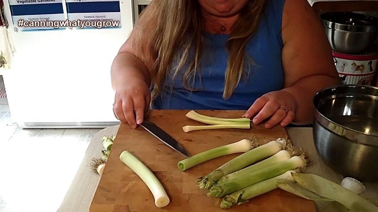 Freezing Leeks - Canning What You Grow
