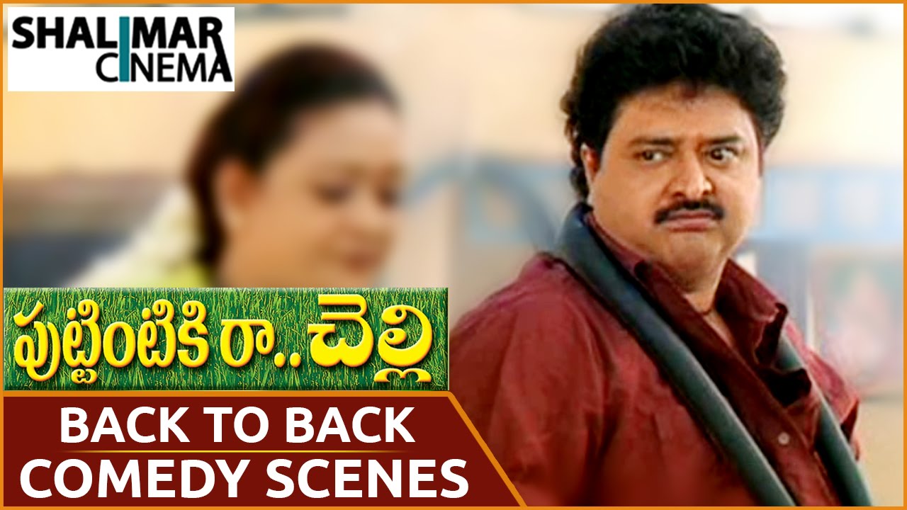 Puttintiki Ra Chelli Movie || Betha Sudhakar Back To Back Comedy Scenes || Shalimarcinema