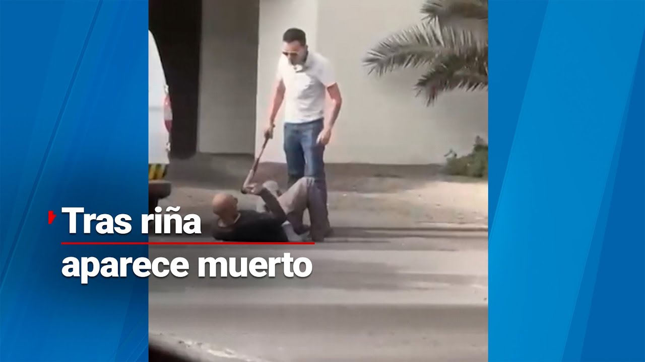 Pelea termina en mu3rt3 | Dos sujetos pelean en la calle y despu&eacute;s encuentran a uno sin vida