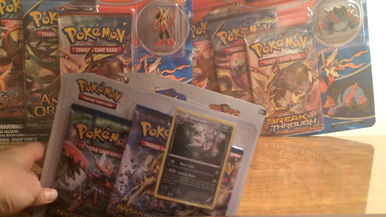 Breakthrough & Breakpoint Blister Packs (Pokémon TCG)