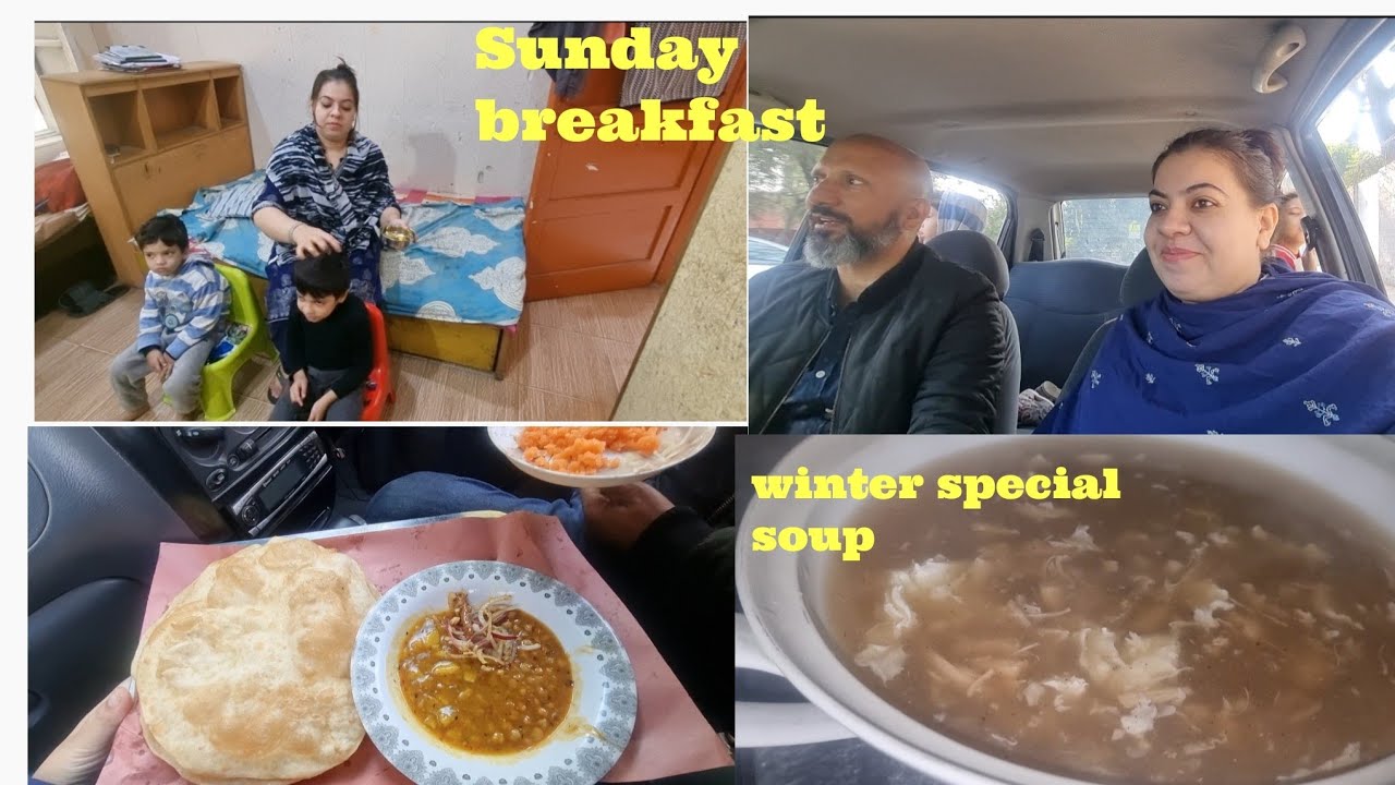 Sunday breakfast ll Sunday routine ll special  soup recipe ll Life with anumali 