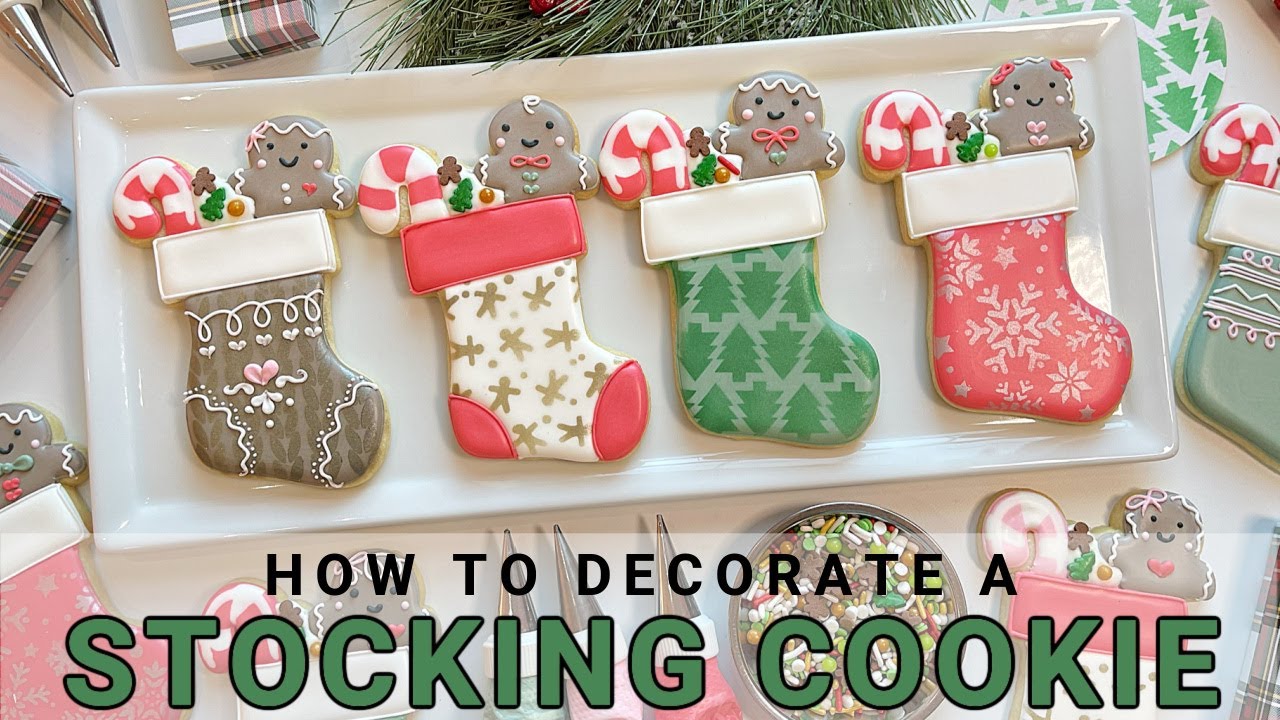 How to Decorate a Stocking Cookie + AIRBRUSHING 101 Tips!