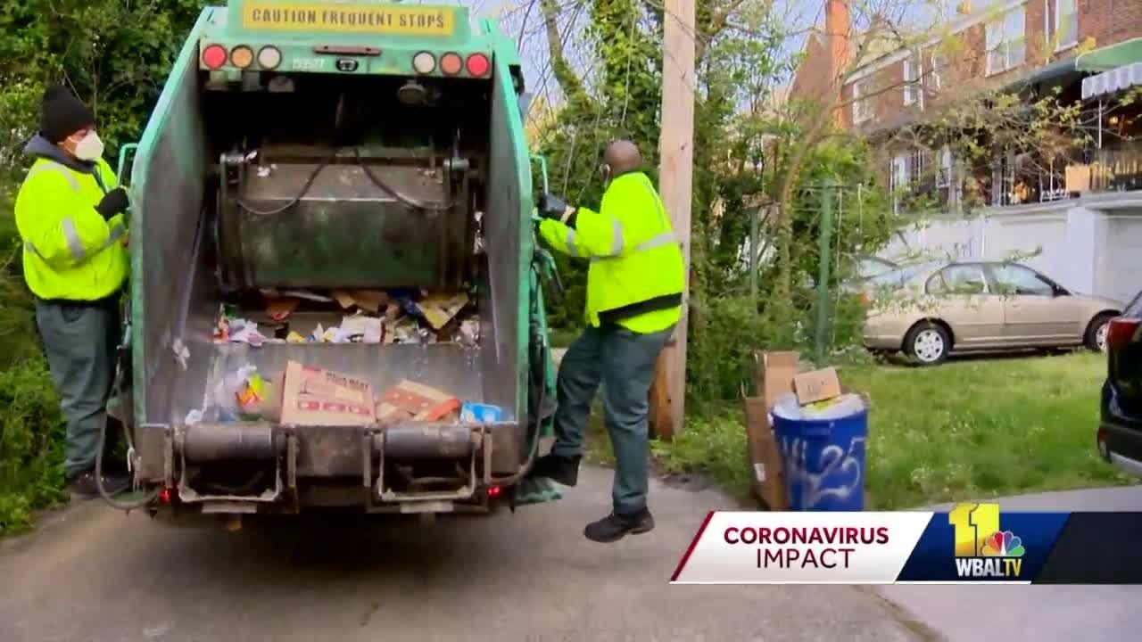 Sanitation workers seeing more trash, working longer hours in Baltimore City