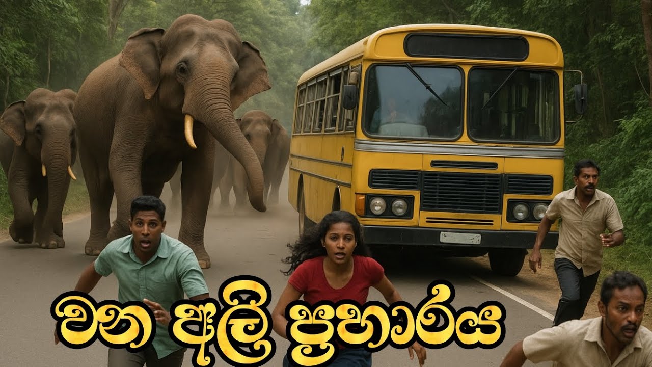 කතරගම වන අලි ප්‍රහාරය - Kataragama Wild Elephant Attack - DSSL Short Film 