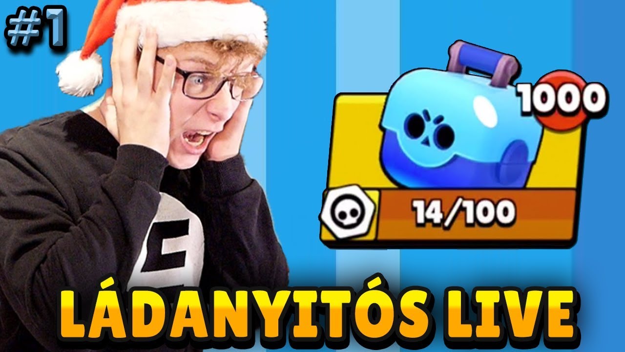 1000+ L&Aacute;DA! - Brawl Stars L&aacute;danyit&oacute;s LIVE #1