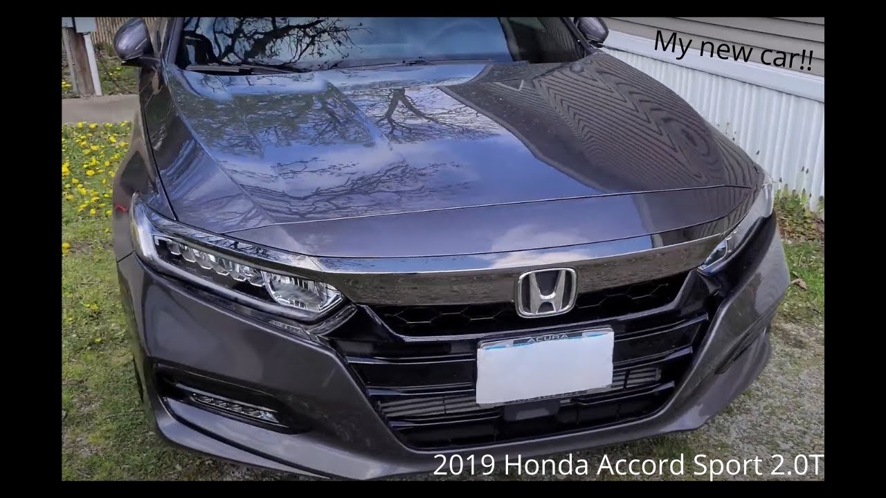 MY NEW CAR!! | 2019 Honda Accord Sport 2.0T | Car Review/Tour