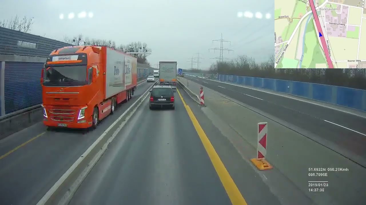 Германия. Автомагистраль A33, Вюнненберг-Харен &mdash; Падерборн-центр, 2019, 1x