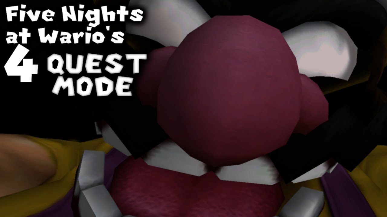 FIVE NIGHTS AT WARIO'S 4 [FULL VERSION] - NIGHT 5 ENDING + QUEST MODE GAMEPLAY