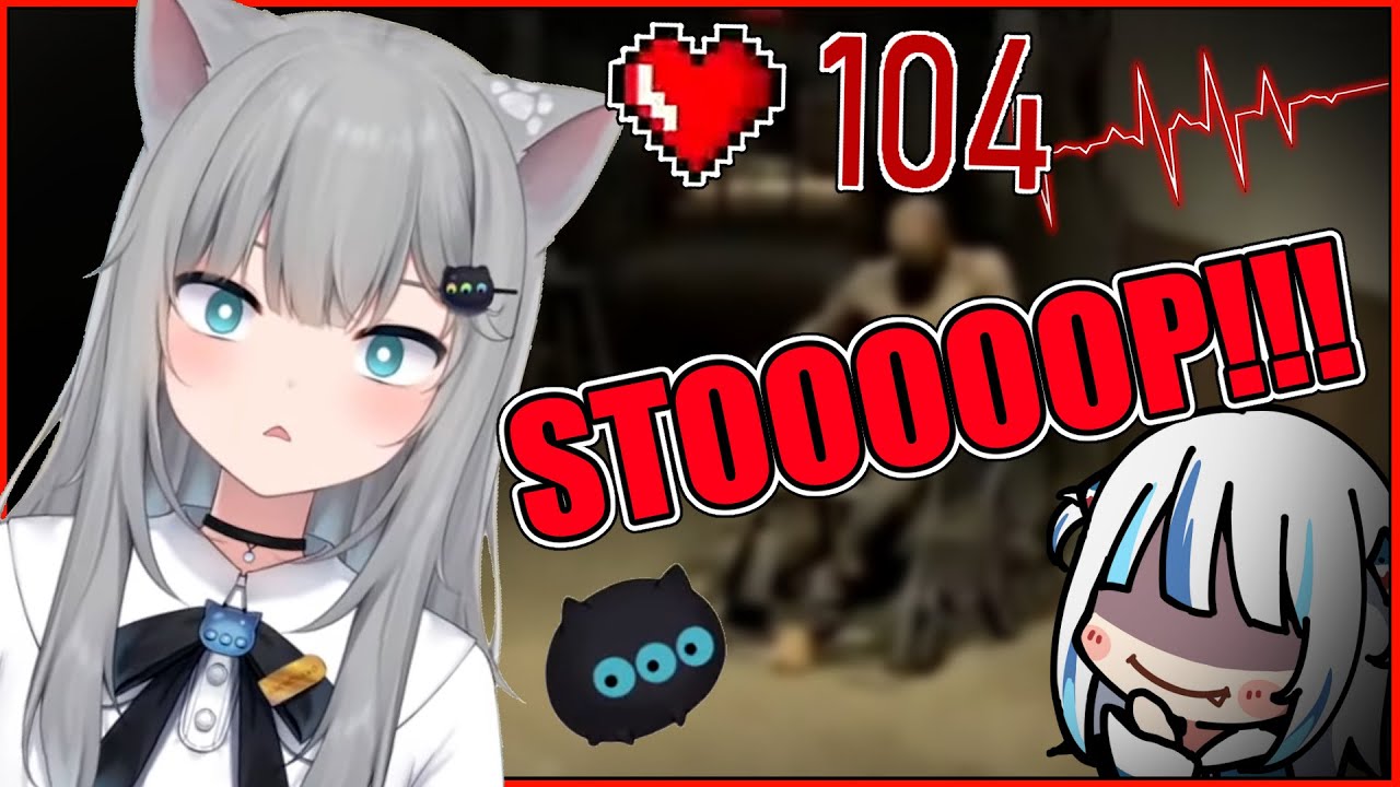 Nachoneko - Gura's mama gets Terrified while playing Outlast. [ WARNING ] High-pitched screams