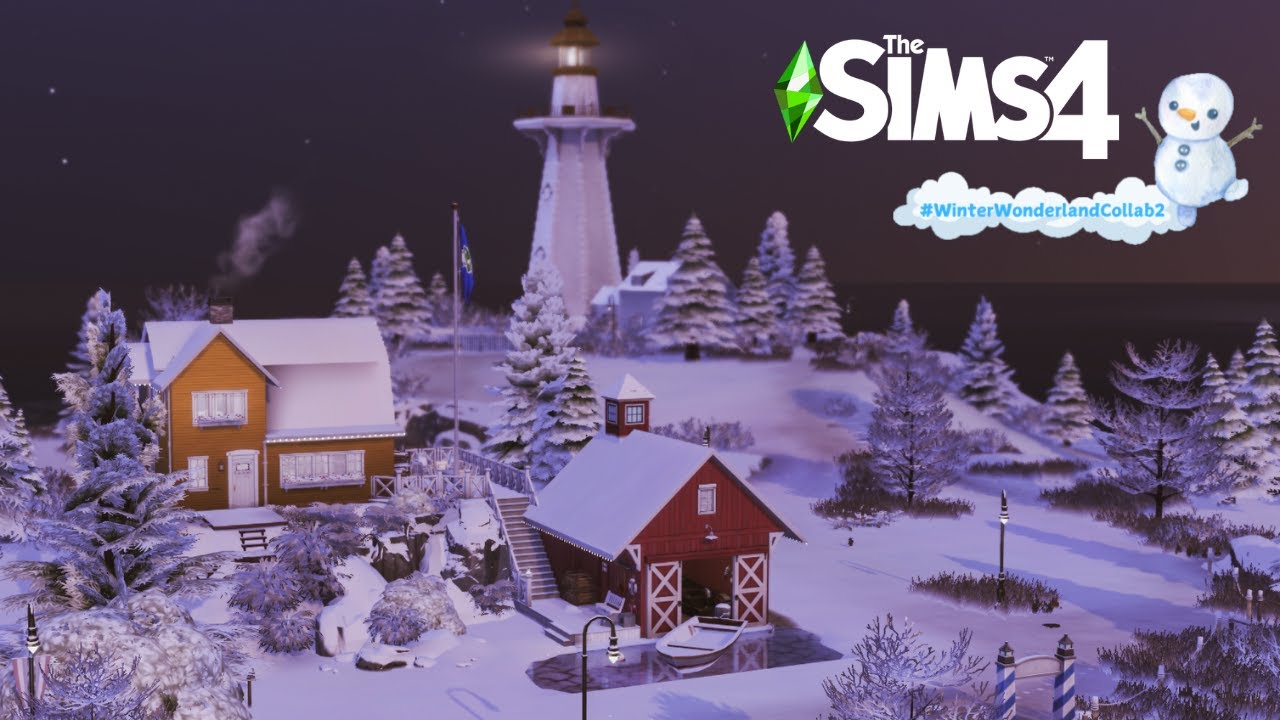 Fjord Hjem | Winter Wonderland Collab 2 | The Sims 4 | Speed Build | NO CC |