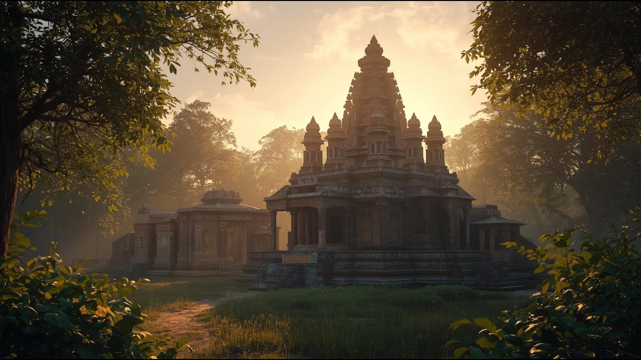 Khmer Temple Night ✧ Peaceful Piano Music for Deep Sleep & Relaxing Mind