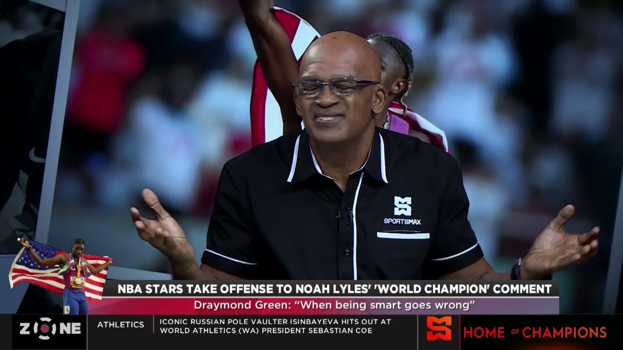 NBA stars take offense to Noah Lyles' 'World Champion' comment, Lyles: 