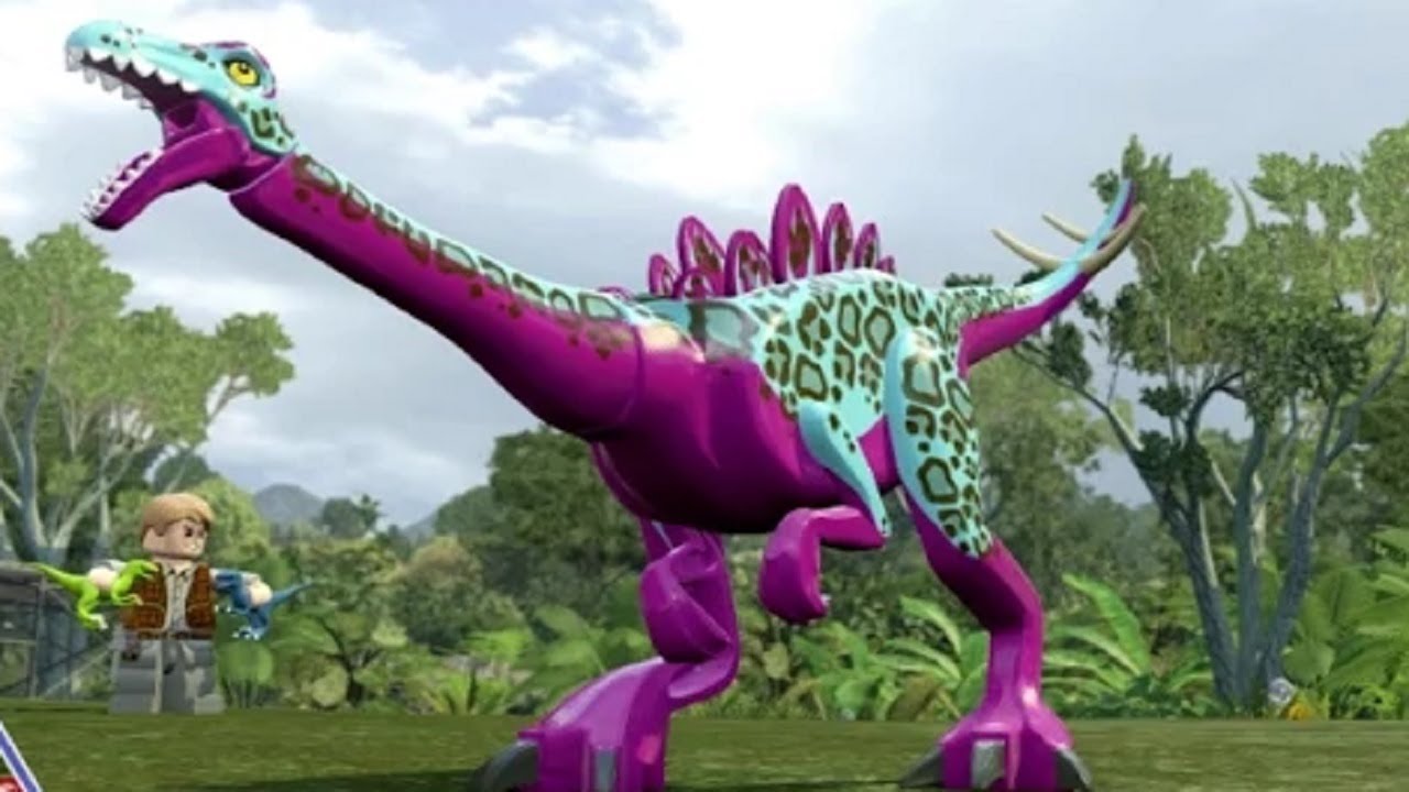 LEGO Jurassic World - Gallimimus Unlock Location + Gameplay (Skeleton & Custom Dinosaur Showcase)