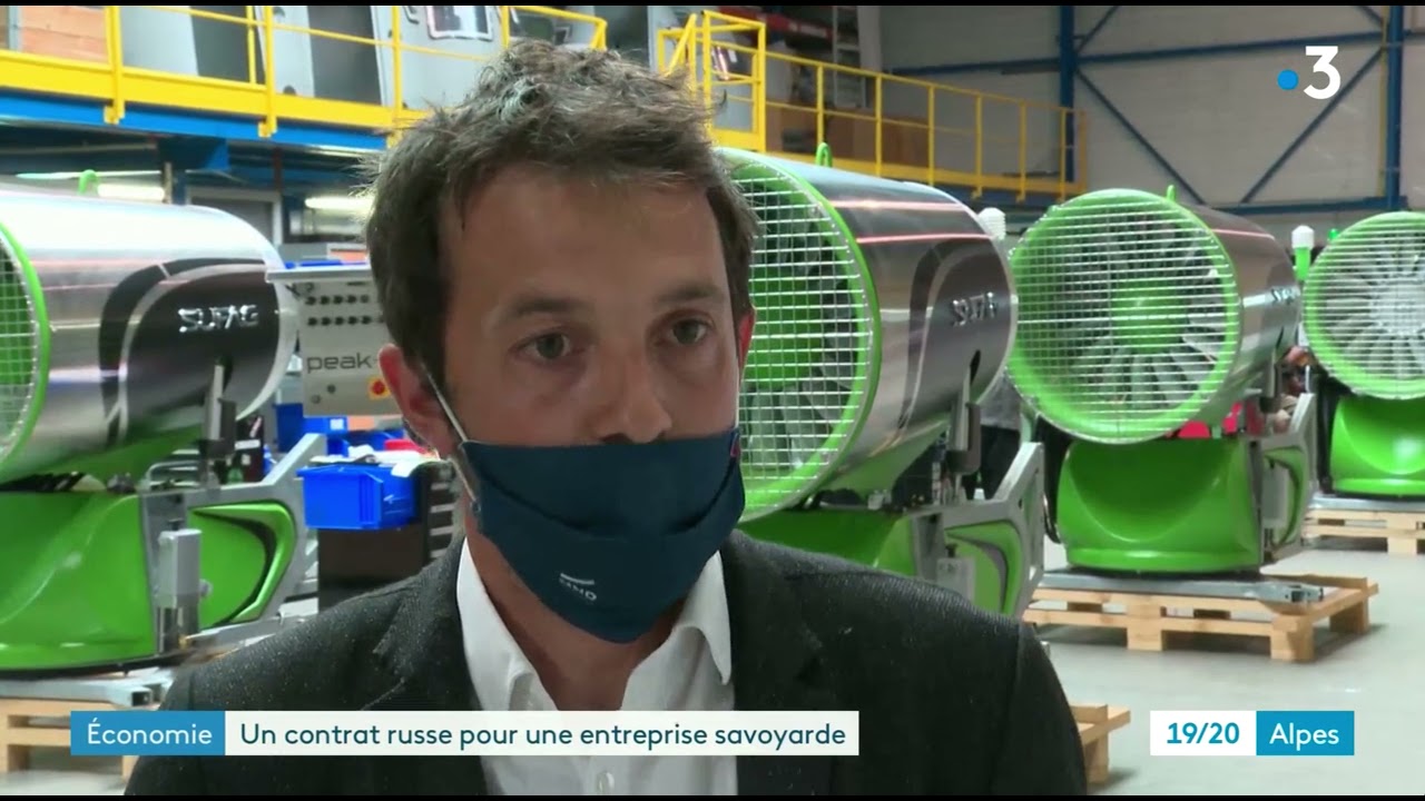 Reportage MND - contrat d'enneigeurs en Russie - France 3