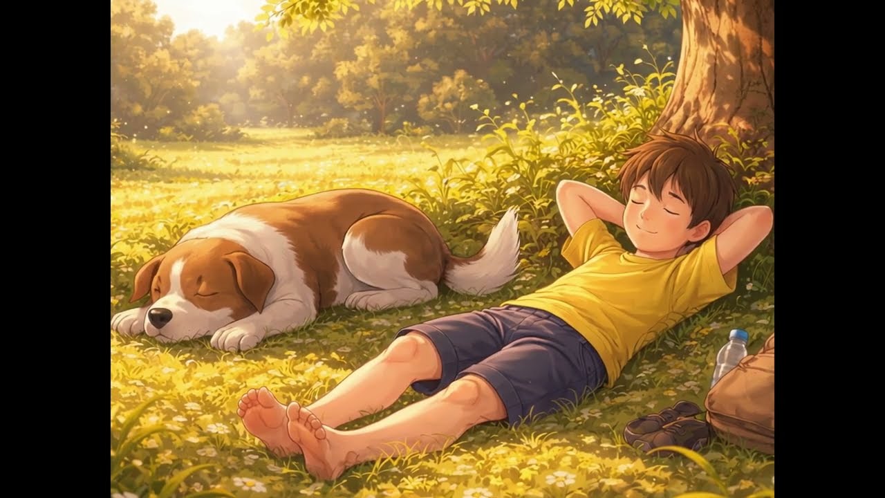 English learning Story: The Dog Who Loved the Shade Tree