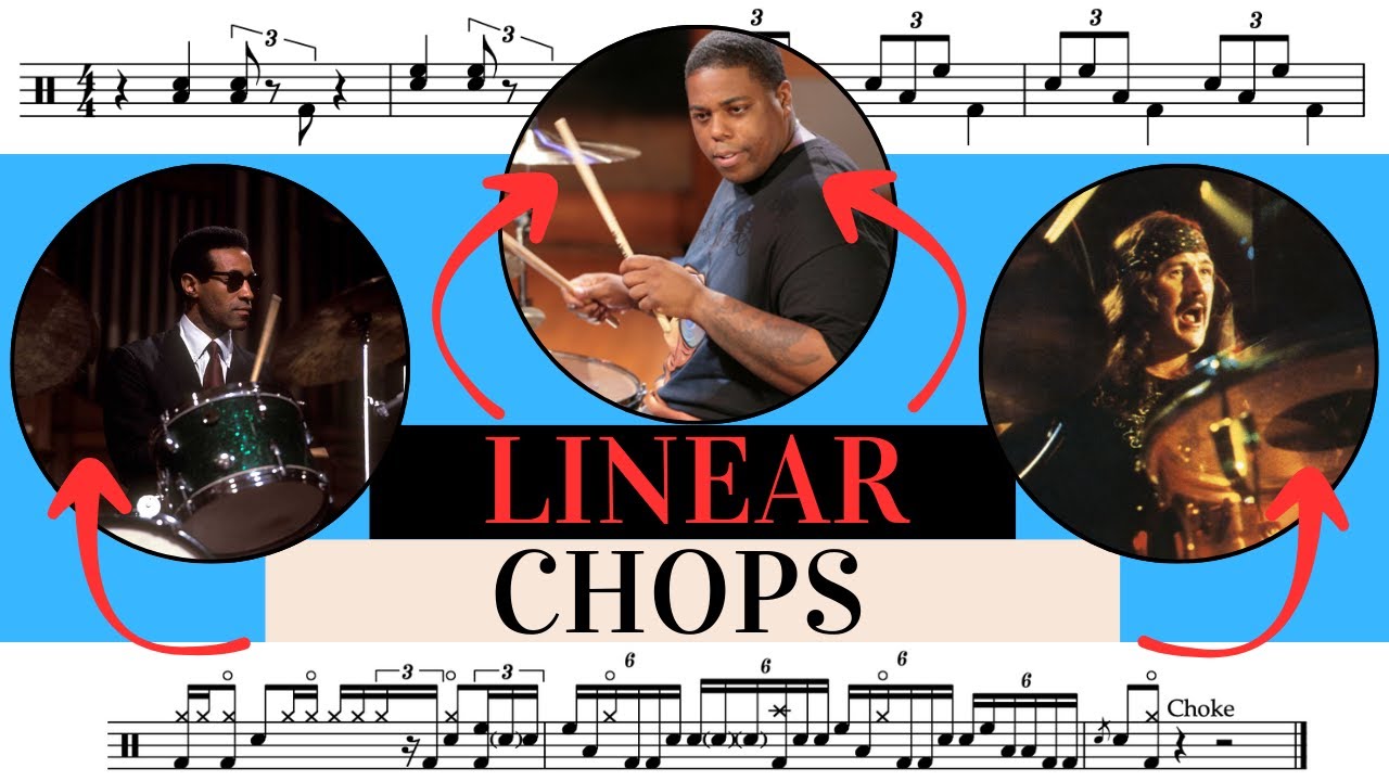 Break through your drumming plateau with linear chops