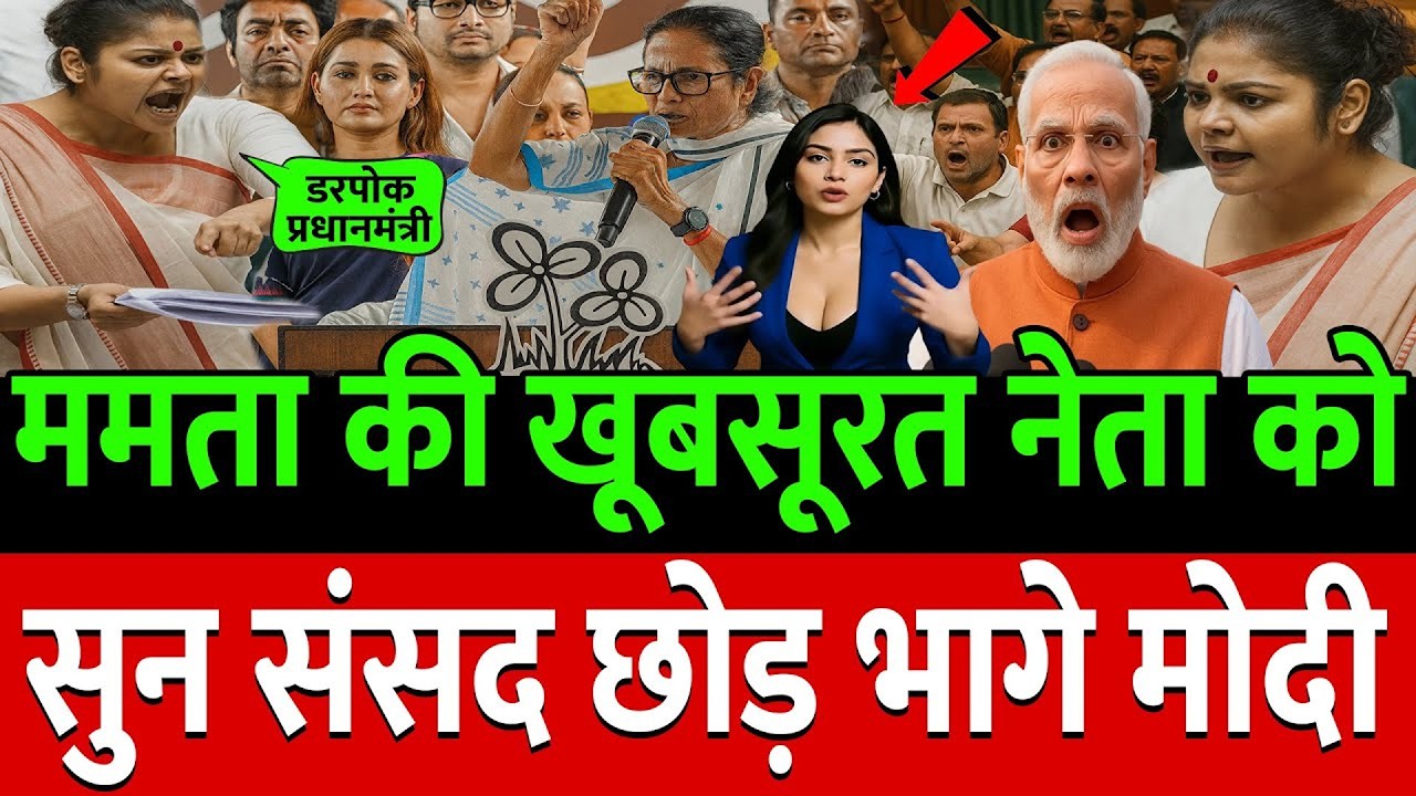 Mamta Banerjee की नेता Saayoni Ghosh ईरान समर्थन में संसद हिला दी !