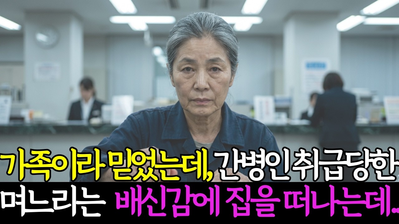 가족이라 생각하고 헌신했는데, 간병인 취급당한 며느리,결국 집을 떠나는데.. |오디오북|인생사연|인생스토리|고부갈등|사이다사연|며느리이야기