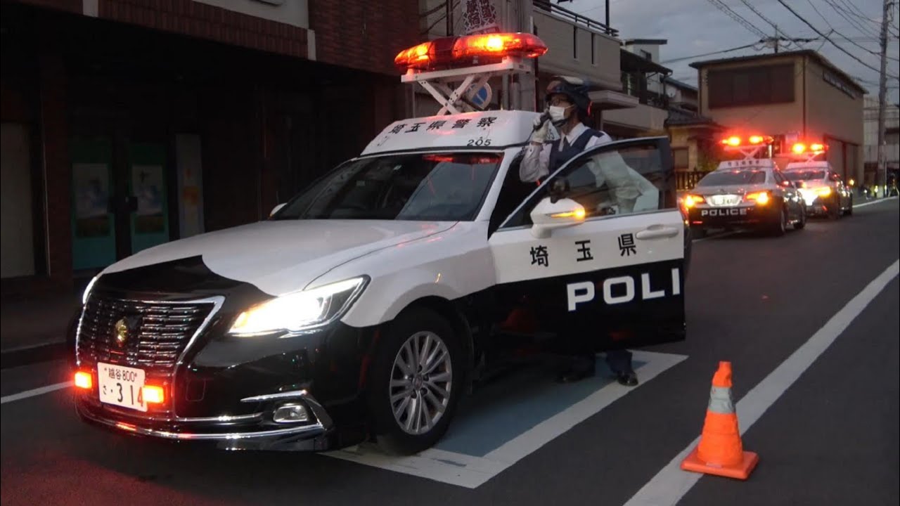 交機が防弾装備で応援に駆け付ける・発砲立てこもり事件の容疑者を逮捕連行・強情なトラドラにキレる交番相談員・完璧なタイミングでロックオンする白バイ・あなたは警察官の鑑！・危険な軽貨物にパトカーが踏切を渡