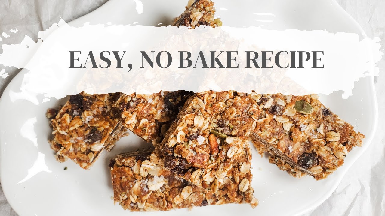 How to Make Granola Bars: Vegan, Gluten-free, Refined Sugar Free