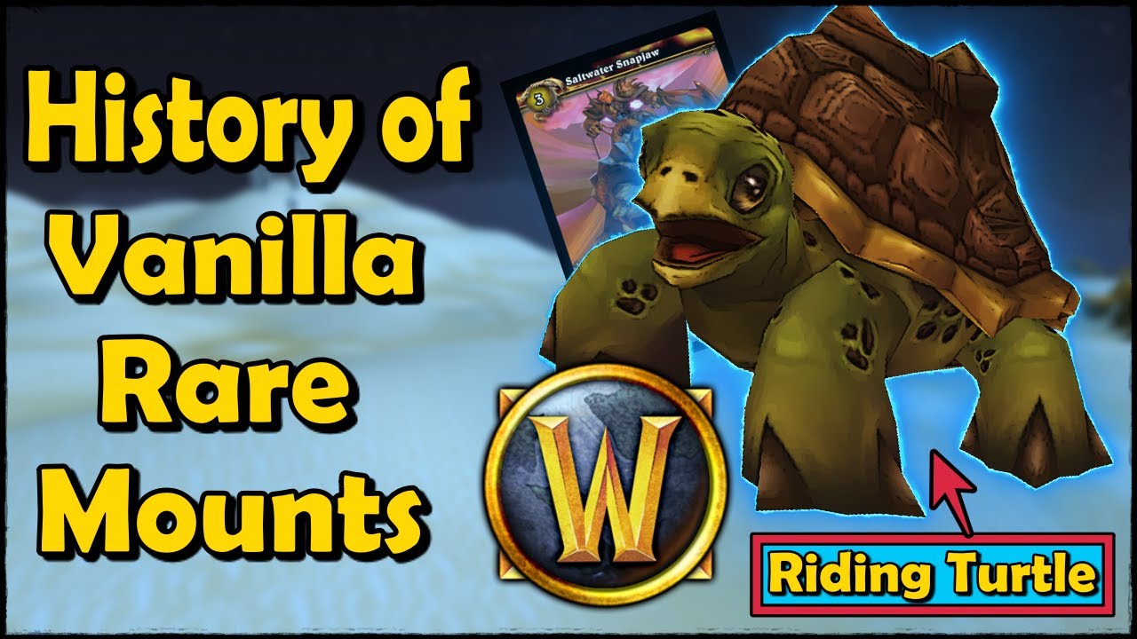 The History of Rare Vanilla WoW Mounts