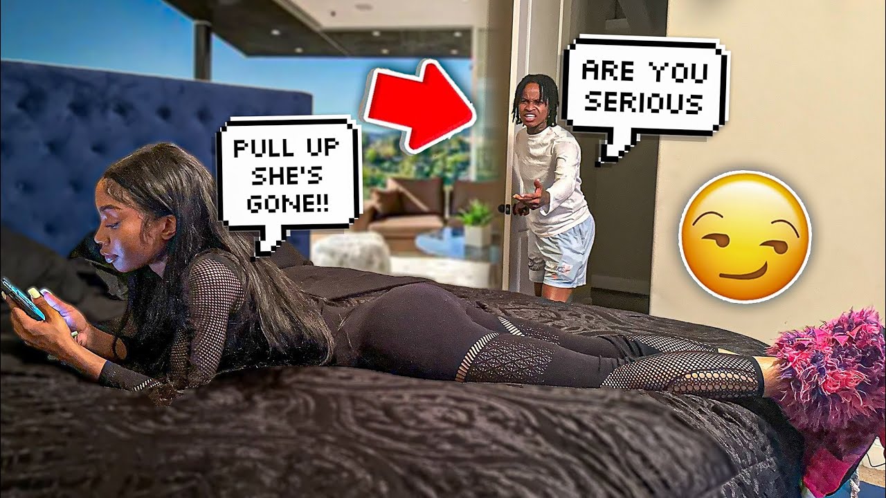 SHE LEFT YOU CAN COME OVER NOW 🥰😏 PRANK ON MY GIRLFRIEND *SHE PULLED OUT..*