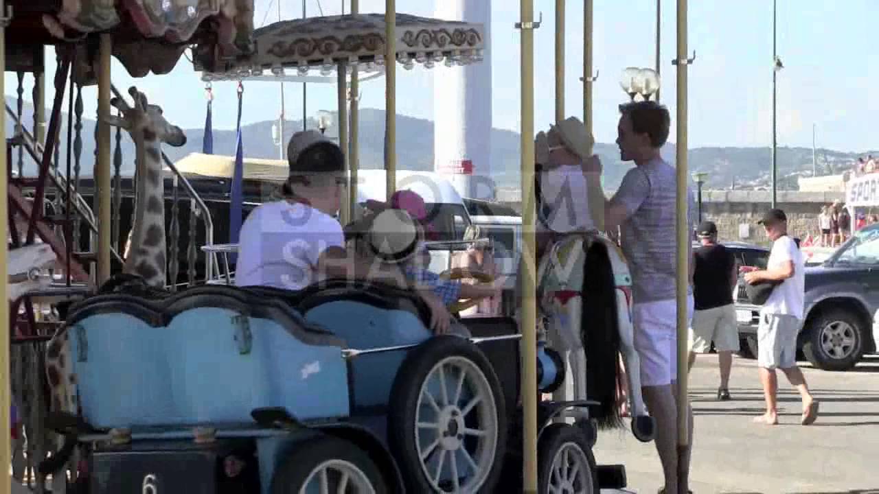 EXCLUSIVE: Carousel for Neil Patrick Harris and David Furnish's kids at Saint Tropez