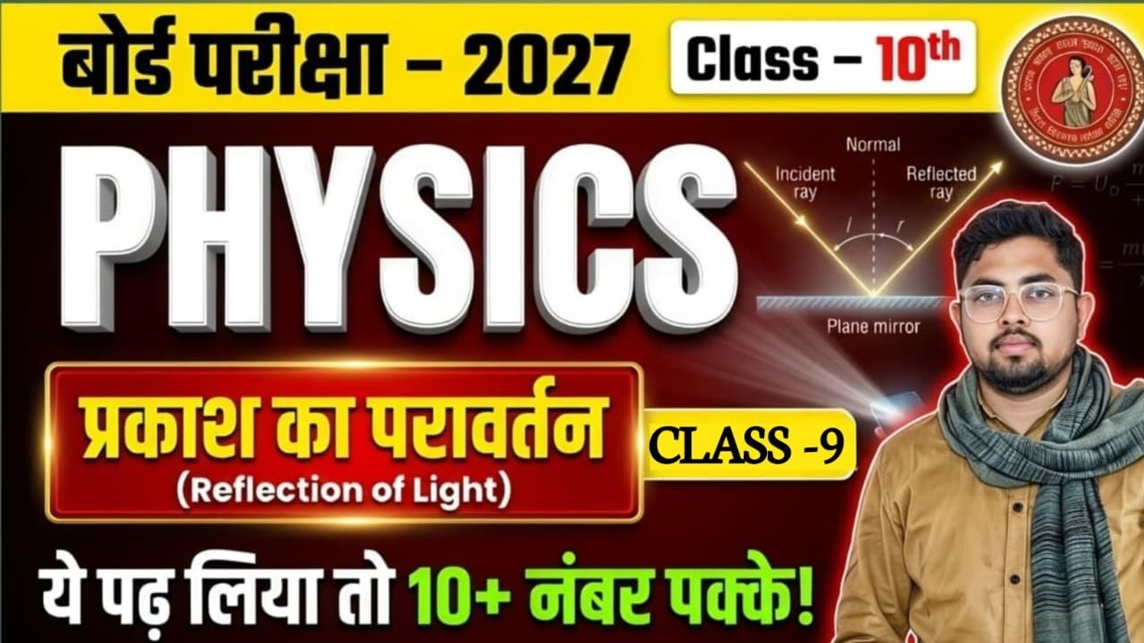 Reflection of Light Class 10 | पूरा Chapter आसान तरीके से | Board Exam 2027 तैयारी
