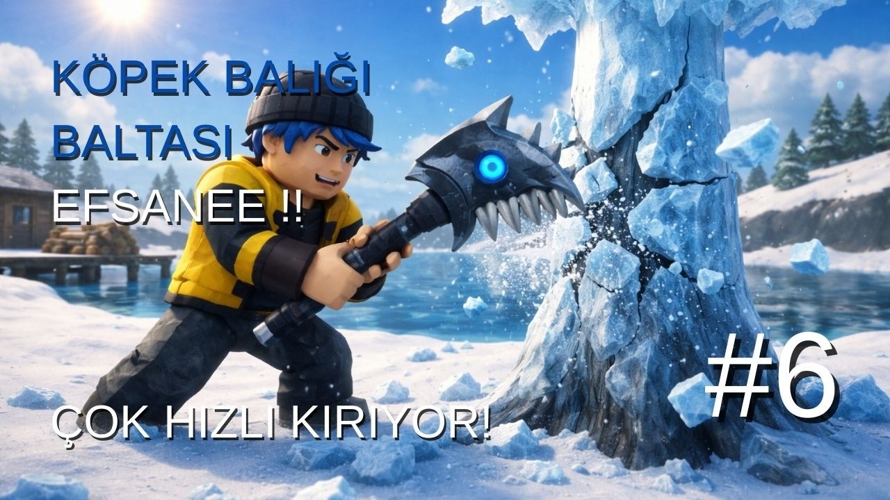 🦈 KÖPEK BALIĞI BALTASI YAPTIM!! | Roblox Lumber Tycoon 2
