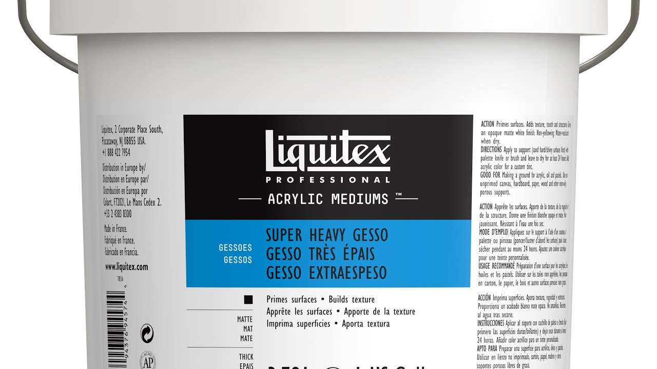 A Closer Look At The Liquitex Pro Gesso Range | Acrylic Painting | Liquitex