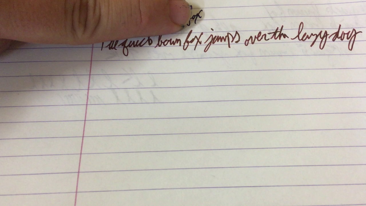 Why write with an oblique nib - pentuner.com