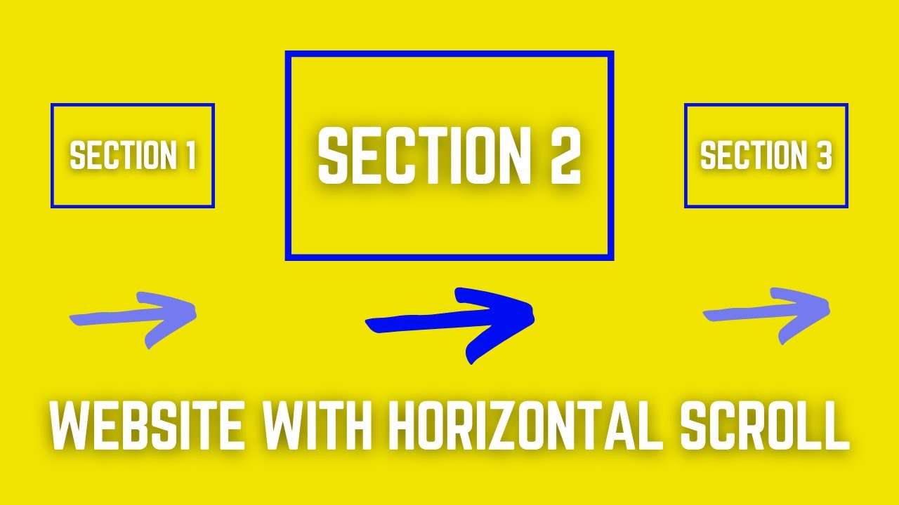 How to Create a Website with Horizontal Scroll