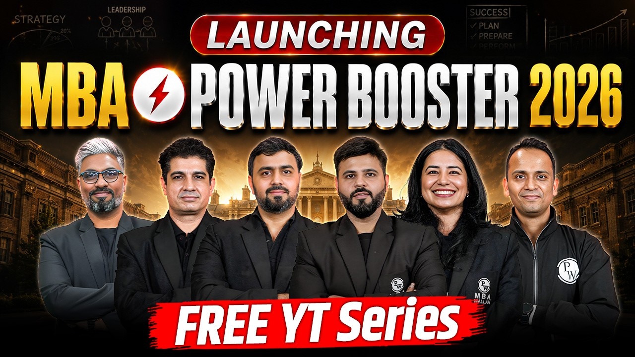 Launching MBA Power Booster 2026 | FREE YouTube Batch | CAT 2026 Preparation