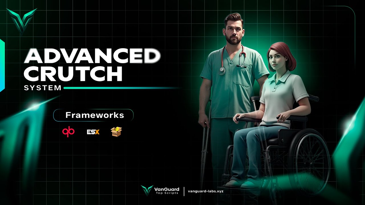 FiveM Script | Advanced Crutch System  [ESX/QBCore] 🩼🦽