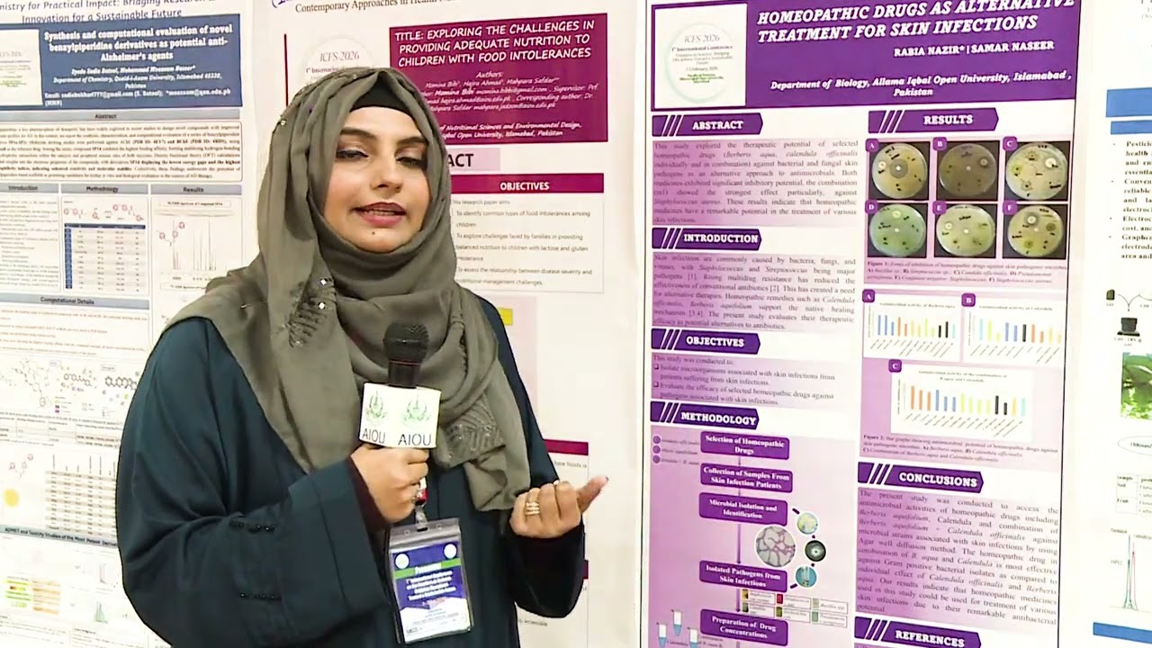 1st International Conference Frontiers in Science | ICFS 2026 | Poster Exhibition | Research 1 |AIOU
