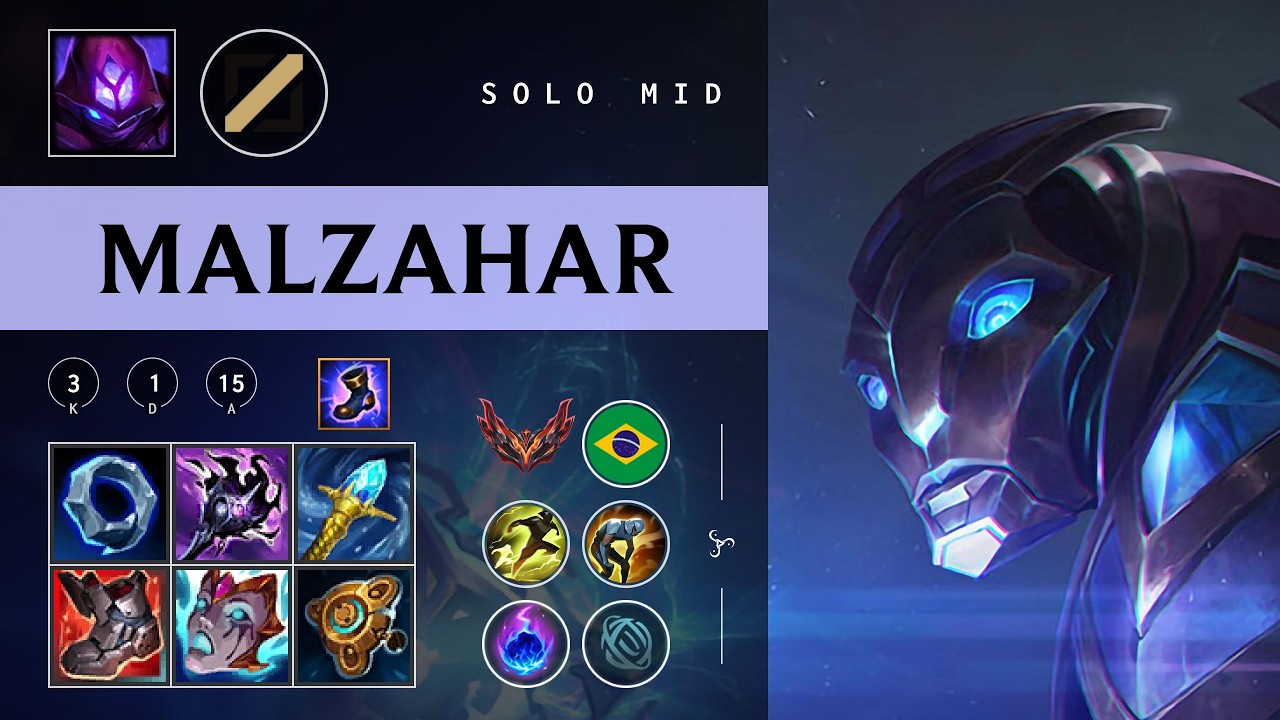 Malzahar Mid vs Katarina - BR Grandmaster Patch 26.03