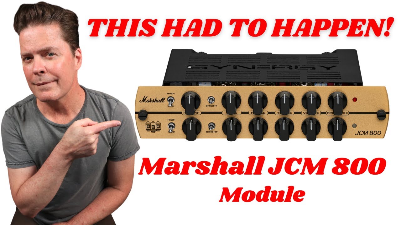 Модуль Synergy Marshall JCM 800 - полностью ламповый рок-аппарат!!