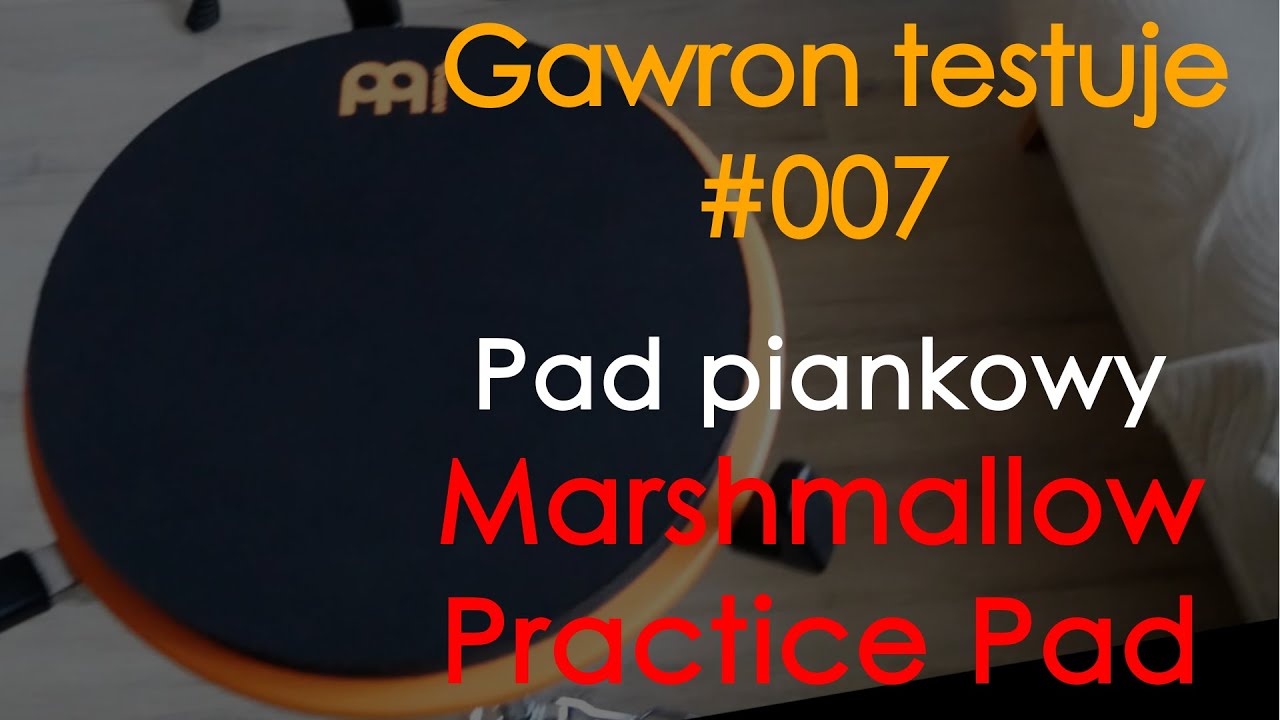 Meinl MMP12 Podkładka treningowa Marshmallow Practice Pad - Gawron Testuje sprzęt perkusyjny #007