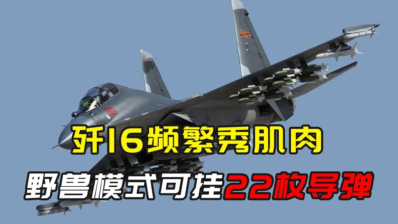 歼16成为最强四代机！单机满载可挂22枚导弹，实力完胜美国F15【火器控】