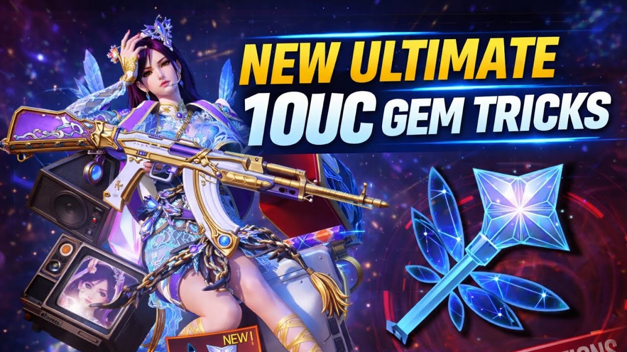 NEW ULTIMATE SUITE 10UC GEM TRICK😱30UC MA 3 GEM🔥BGMI ULTIMATE SUITE TRICK || FREE AKM UPGRADE😱