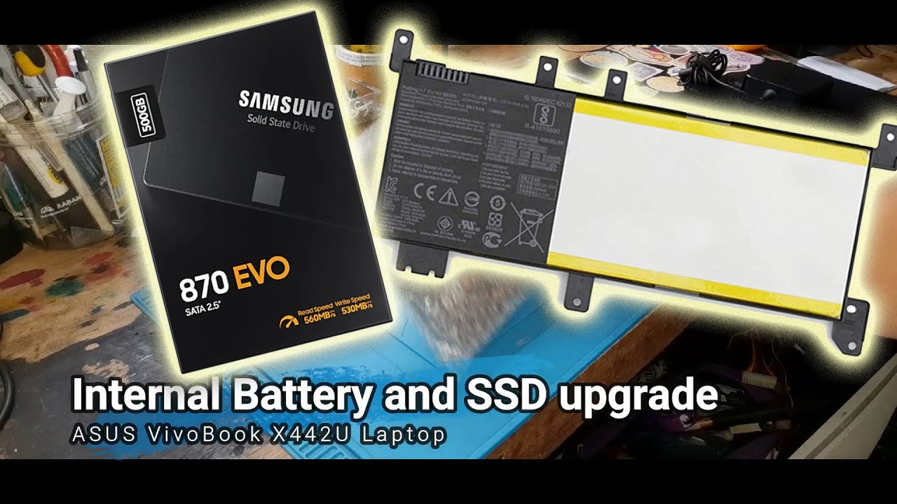 ASUS Laptop Upgrade: How to Replace Battery and Upgrade to SSD Step-by-Step Tutorial VivoBook X442U