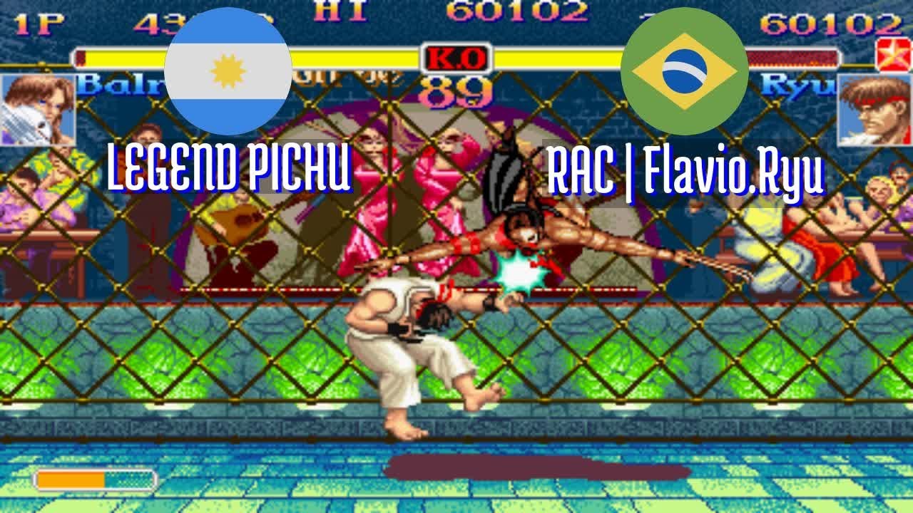 FT5 @ssf2xjr1: LEGEND PICHU (AR) vs RAC | Flavio.Ryu (BR) [Super SF II X ssf2x ssf2 Fightcade] Jan 6