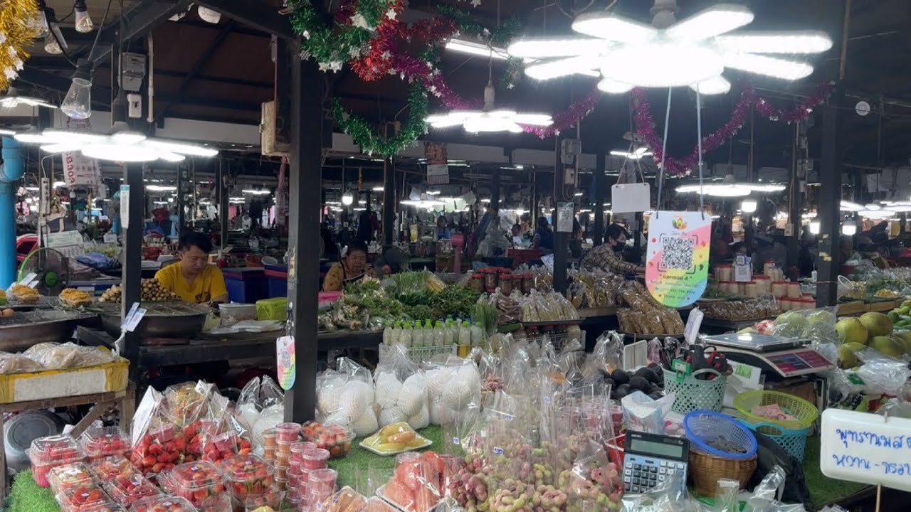 พาทุกคนมาเดินตลาดอาหารป่า#ตลาดสดห้วยเดื่อหนองบัวลำภู