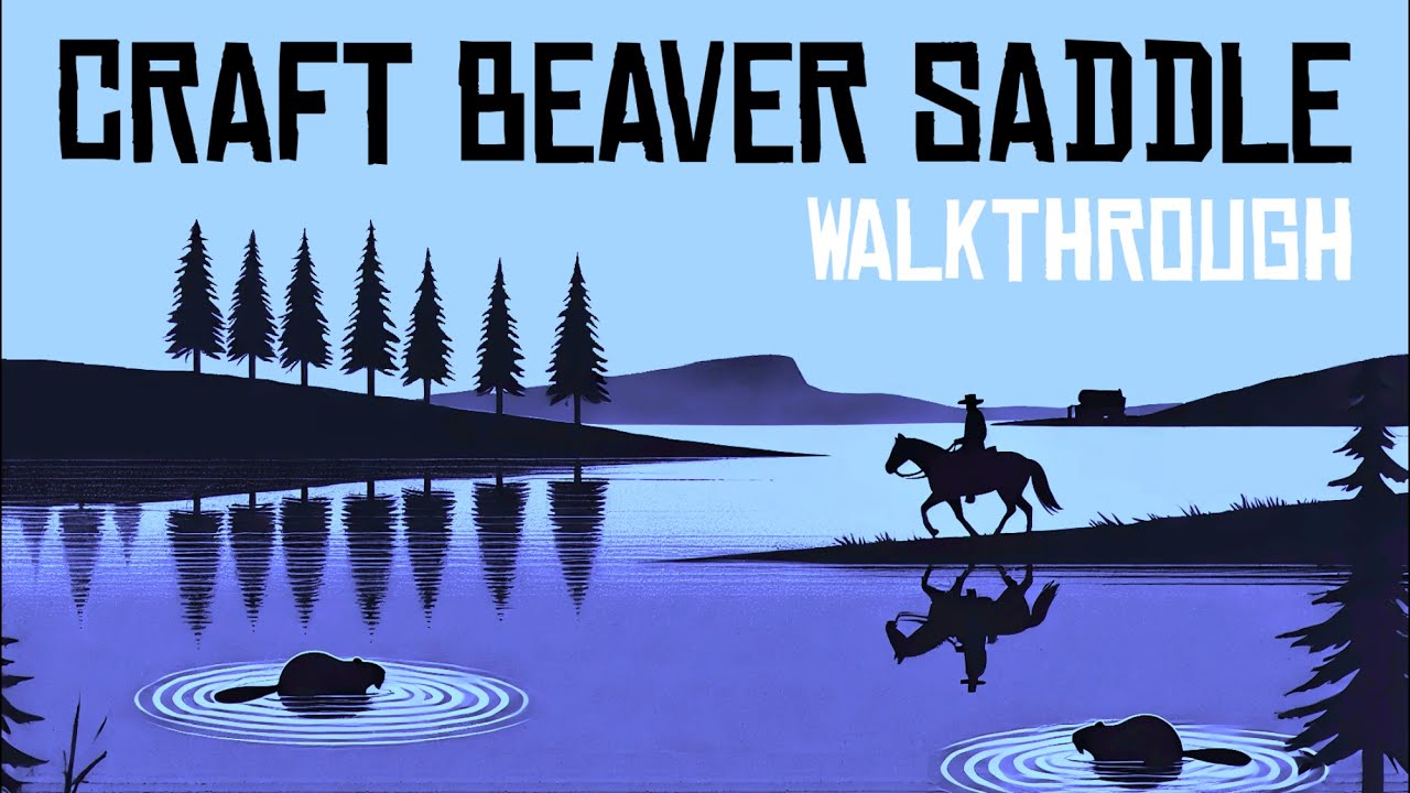 How To Craft Beaver Roping Saddle in RDR2 (Step by Step) - Walkthrough