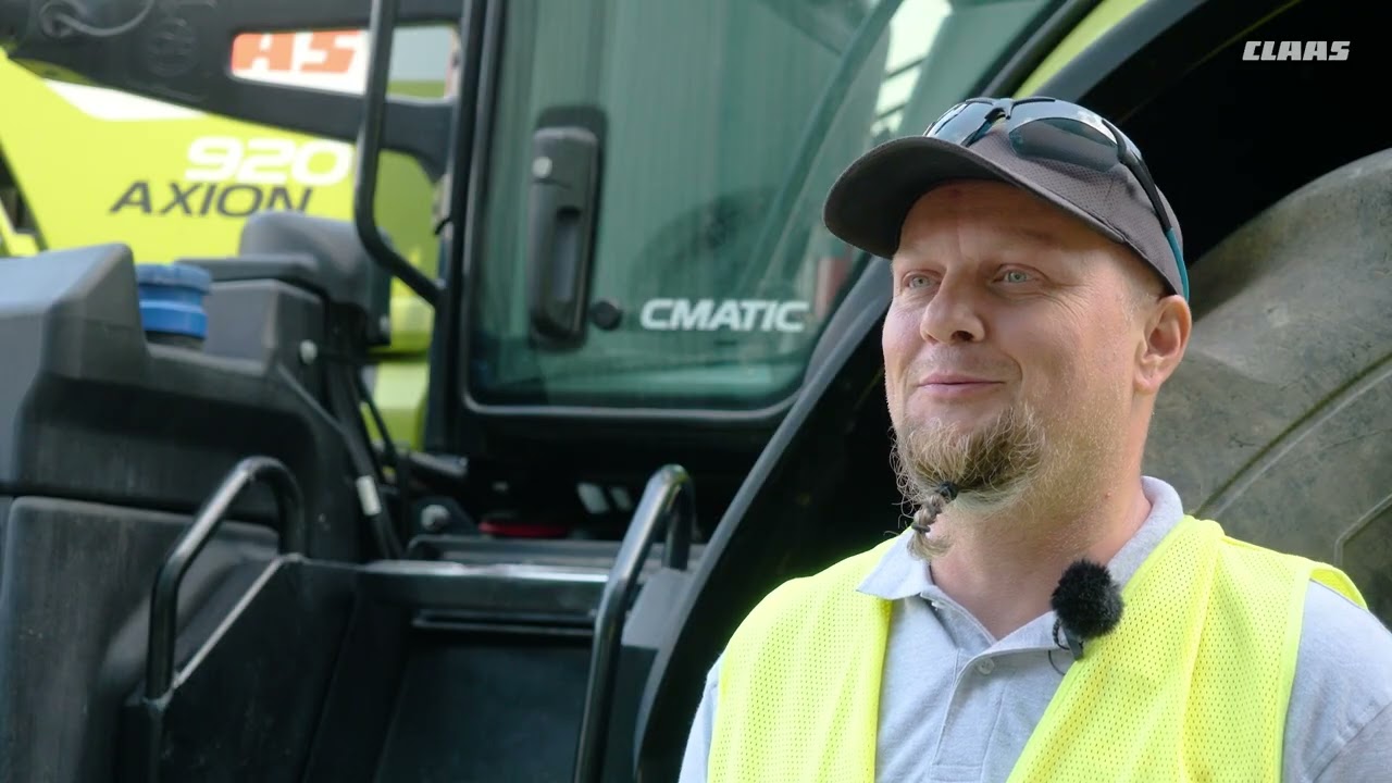 CLAAS AXION 920 - Wykona każdą robotę nawet ciężki transport przez cały rok.