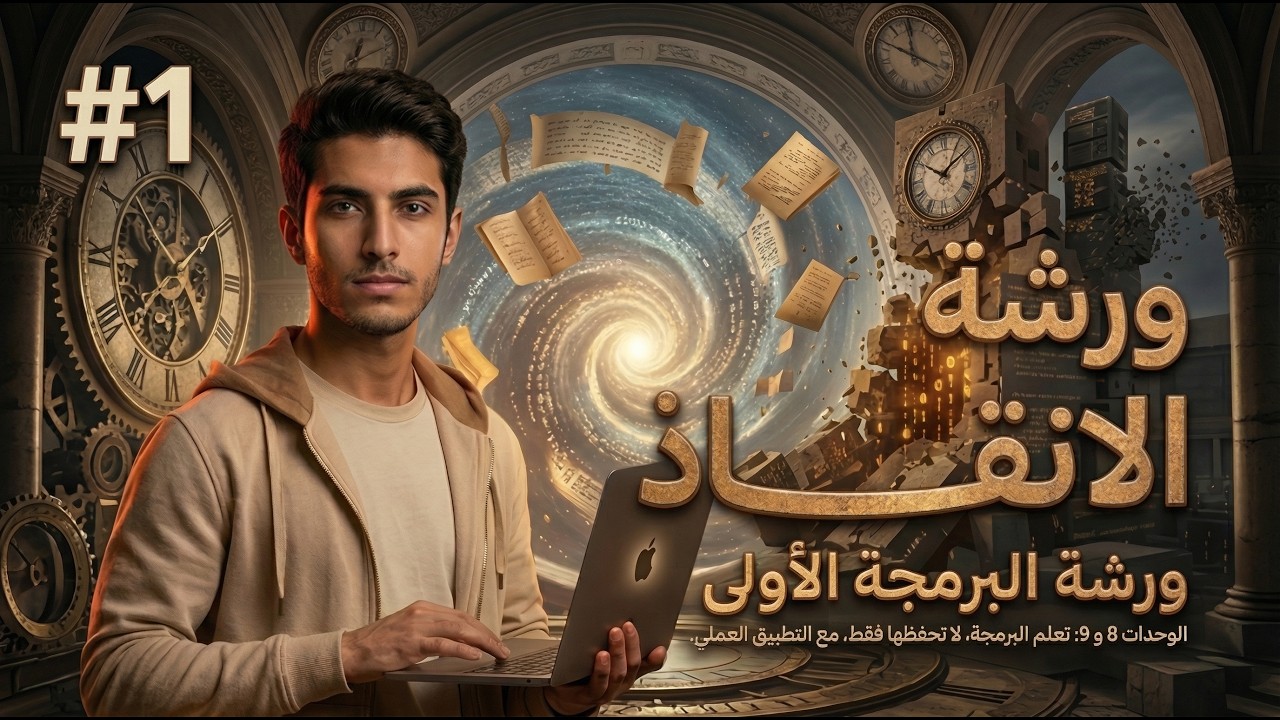 اوعى تحفظ برمجة! ورشة الإنقاذ (1) - الوحدة الثامنة كاملة | أولى ثانوي 2026 🚀