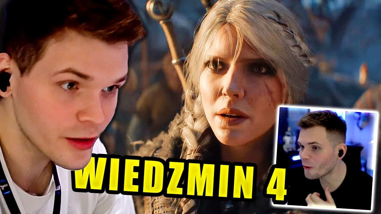 GUCIO OGLĄDA TRAILER WIEDZMIN 4