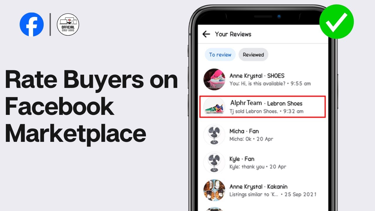 How to Rate Buyers on Facebook Marketplace (EASY)