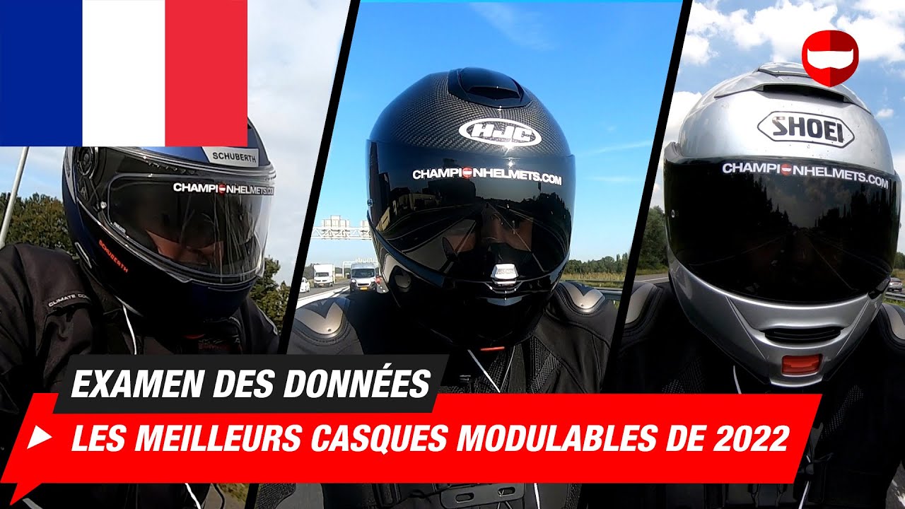 Top 10 des meilleurs casques modulaires de 2022 - Data Review - Champion Helmets