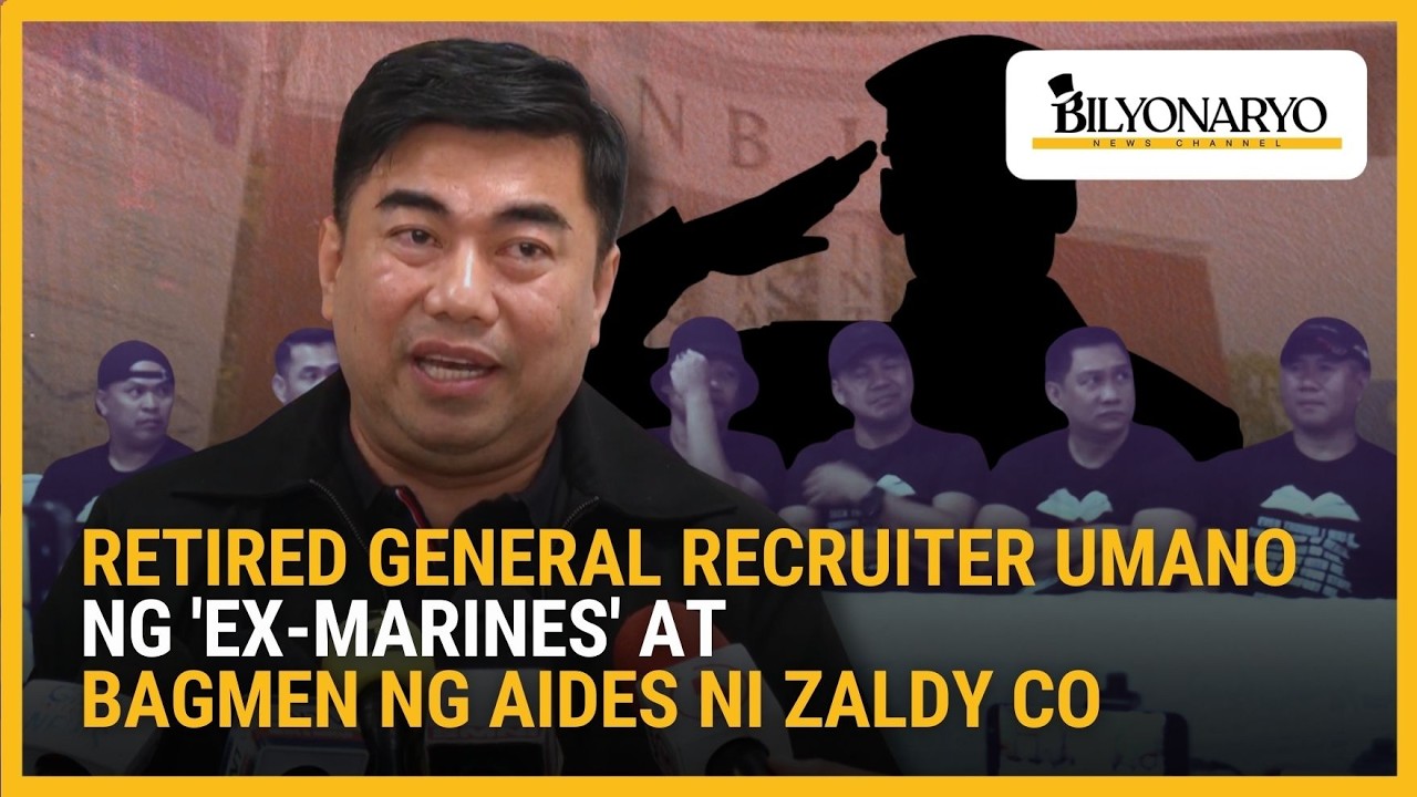 NBI: Retired general mula sa PMA Batch '75, nag-recruit sa 103 security personnel ni Zaldy Co